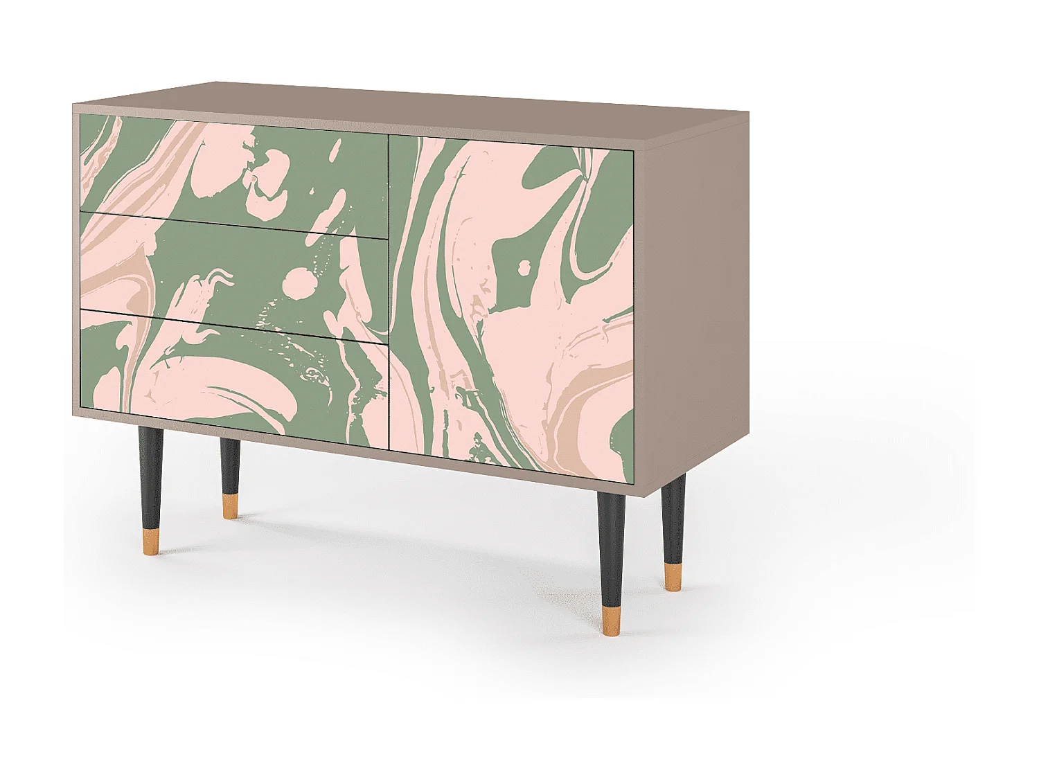 Buffet - 115х84х41 cm - S3 - Aquarelle, Latte