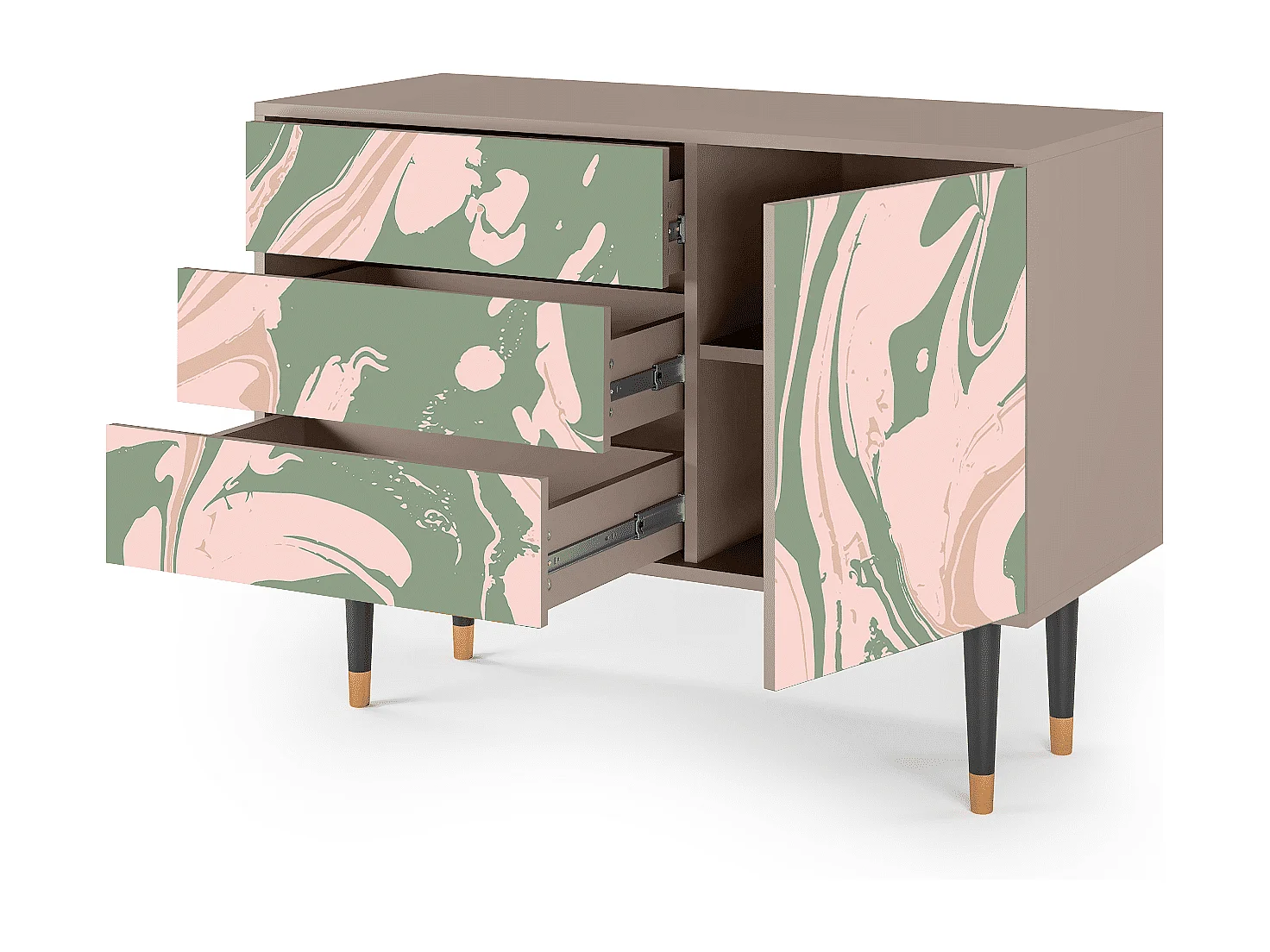 Credenza - 115х84х41 cm - S3 - Aquarelle, Latte