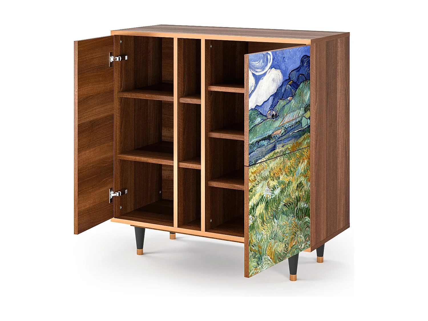 Dressoir - 94х96х41 cm - BS5 - Landscape, Walnoot