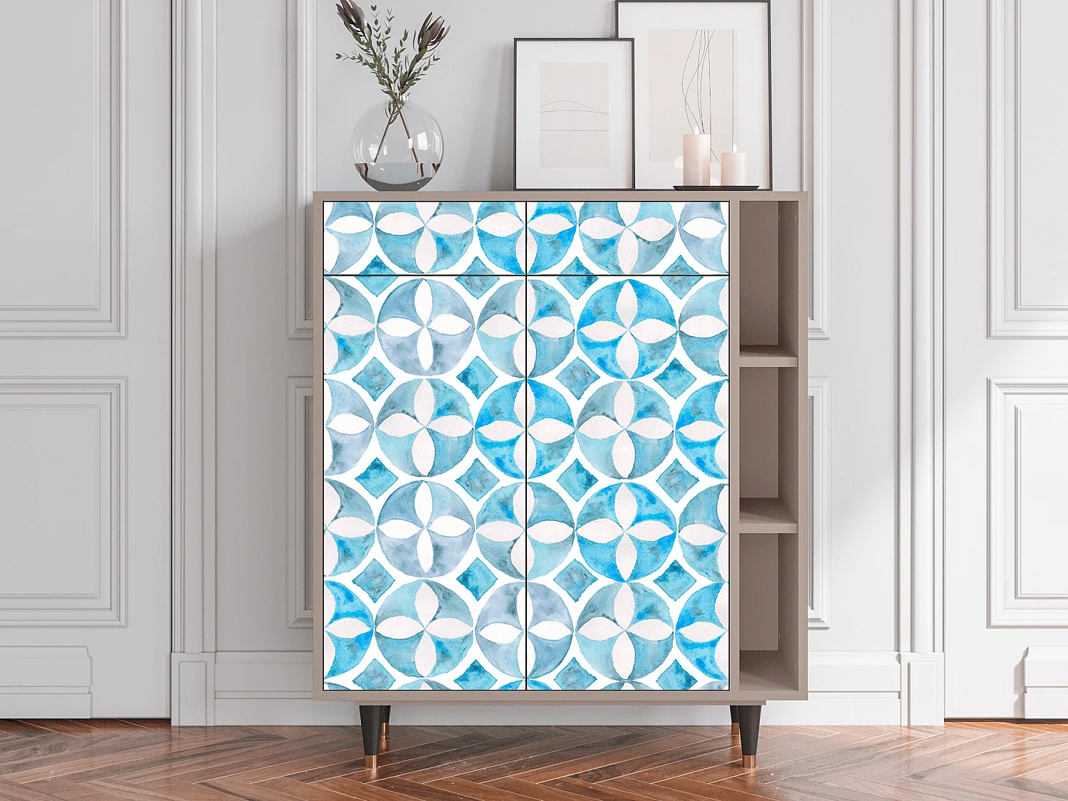 Sideboard - 96х110х41 cm - BS6 - Porto Mood, Latte