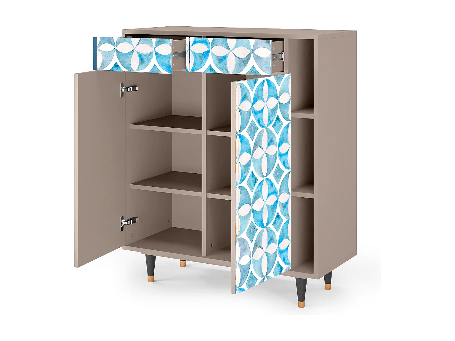 Credenza - 96х110х41 cm - BS6 - Porto Mood, Latte