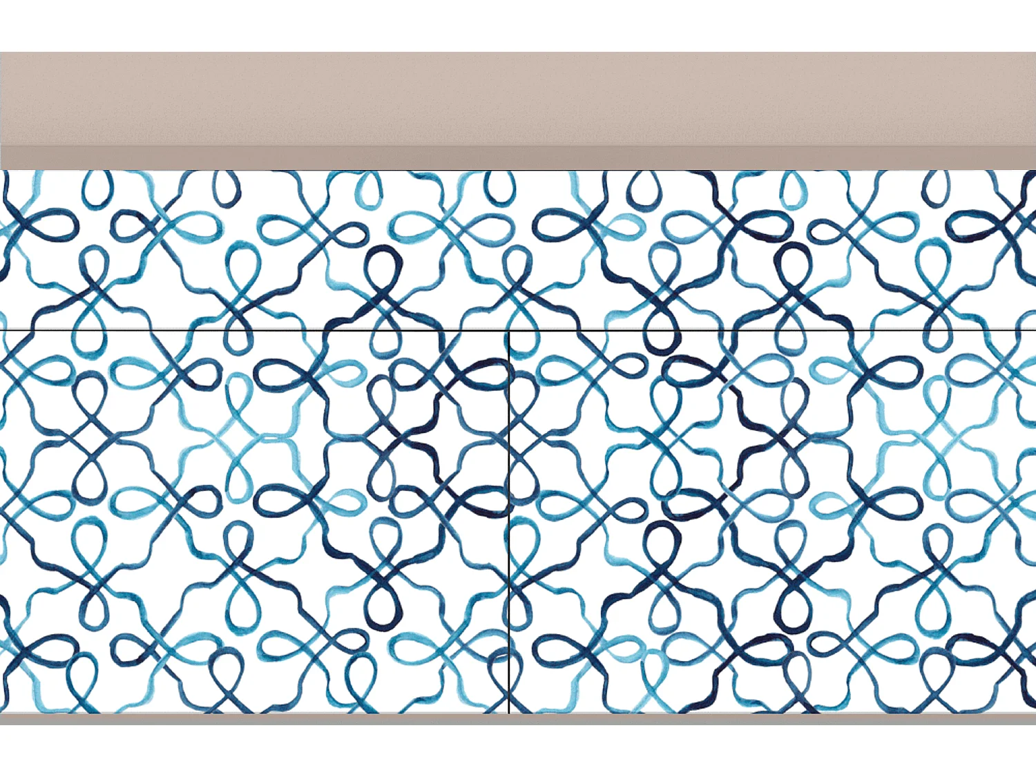 Dressoir - 115x85x48 cm - BS4 - Marine Strings, Latte