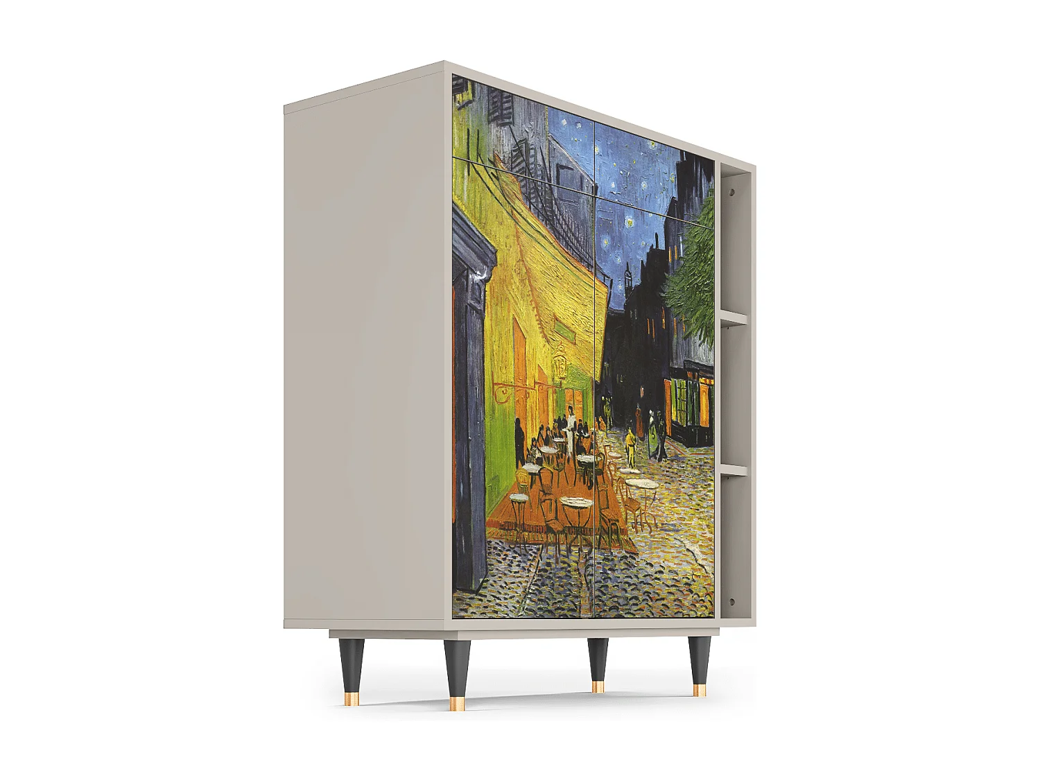 Buffet - 96х110х41 cm - BS6 - Café Terrace at Night, Sable