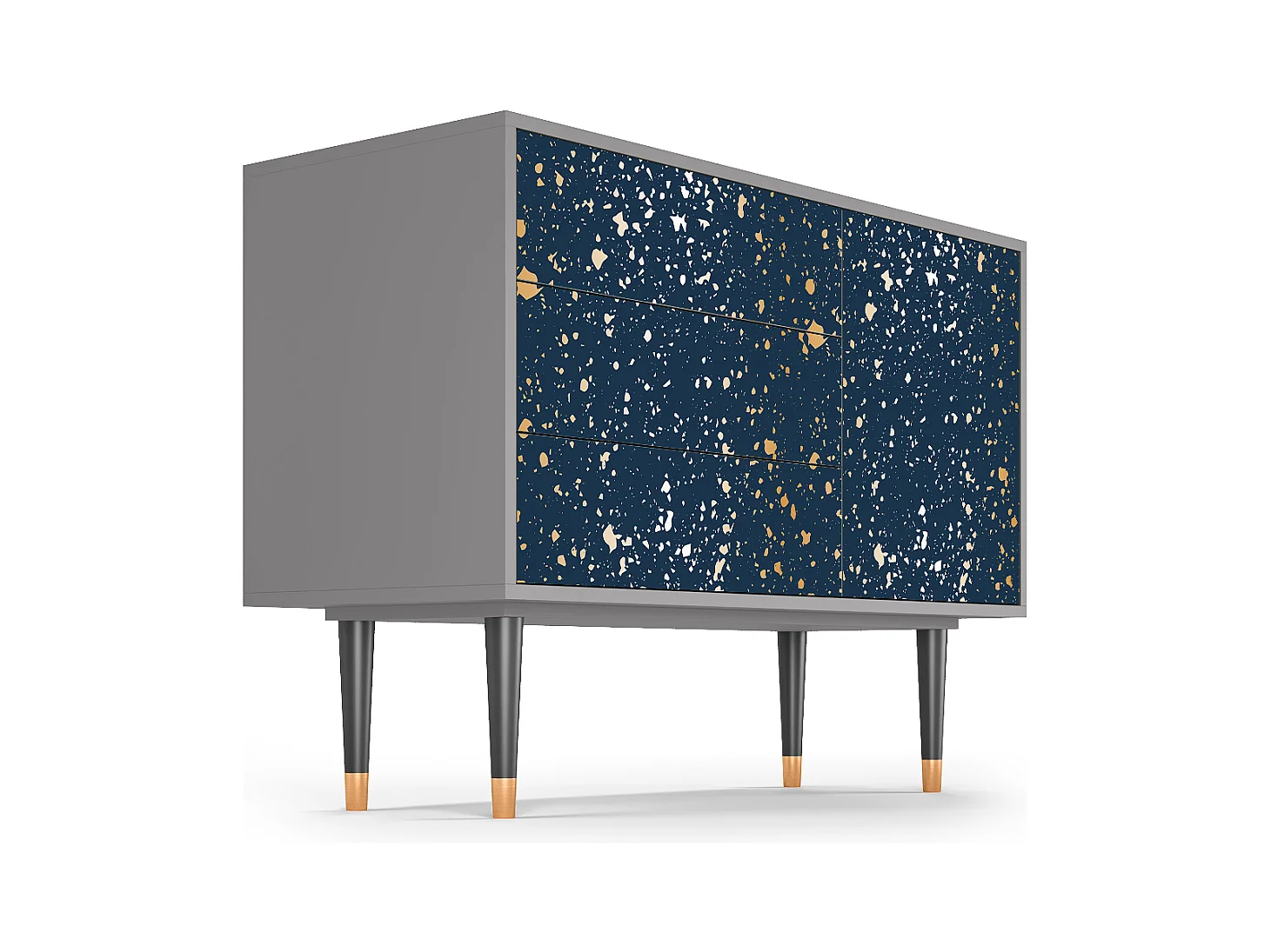 Dressoir - 115х84х41 cm - S3 - Starfall, Grijs