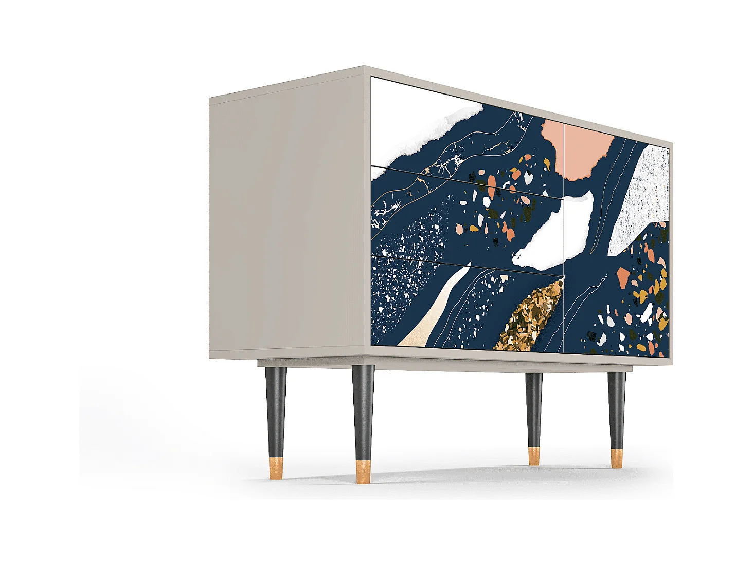 Dressoir - 115х84х41 cm - S3 - Nude Iceberg, Zand