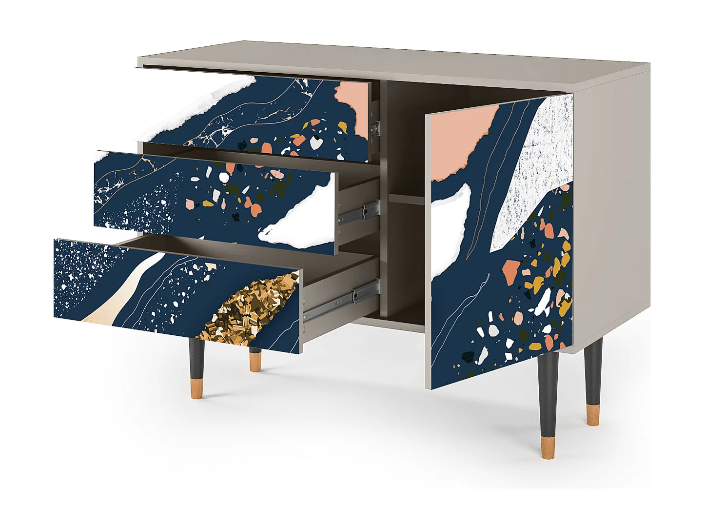 Buffet - 115х84х41 cm - S3 - Nude Iceberg, Sable