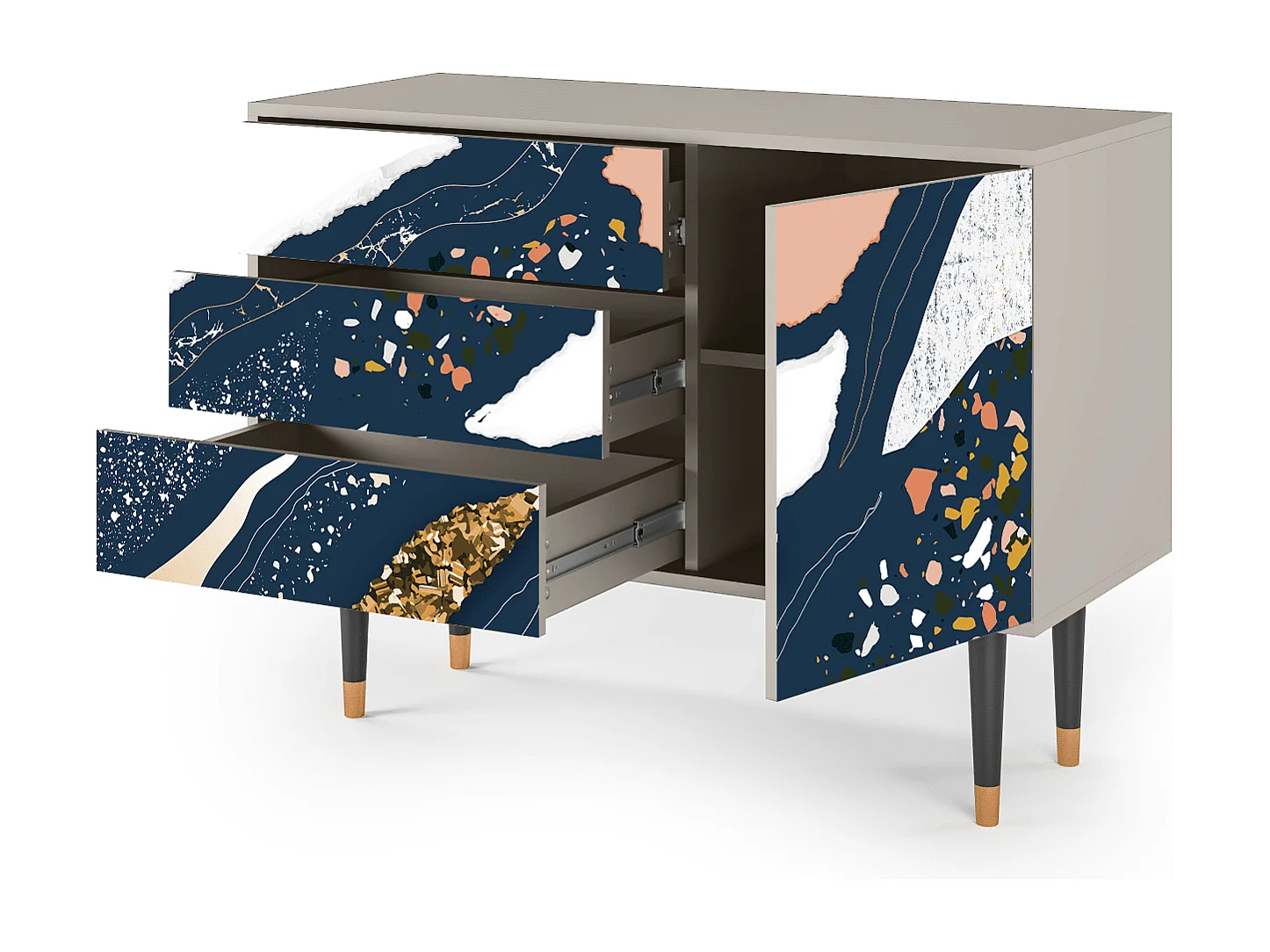 Credenza - 115х84х41 cm - S3 - Nude Iceberg, Sabbia