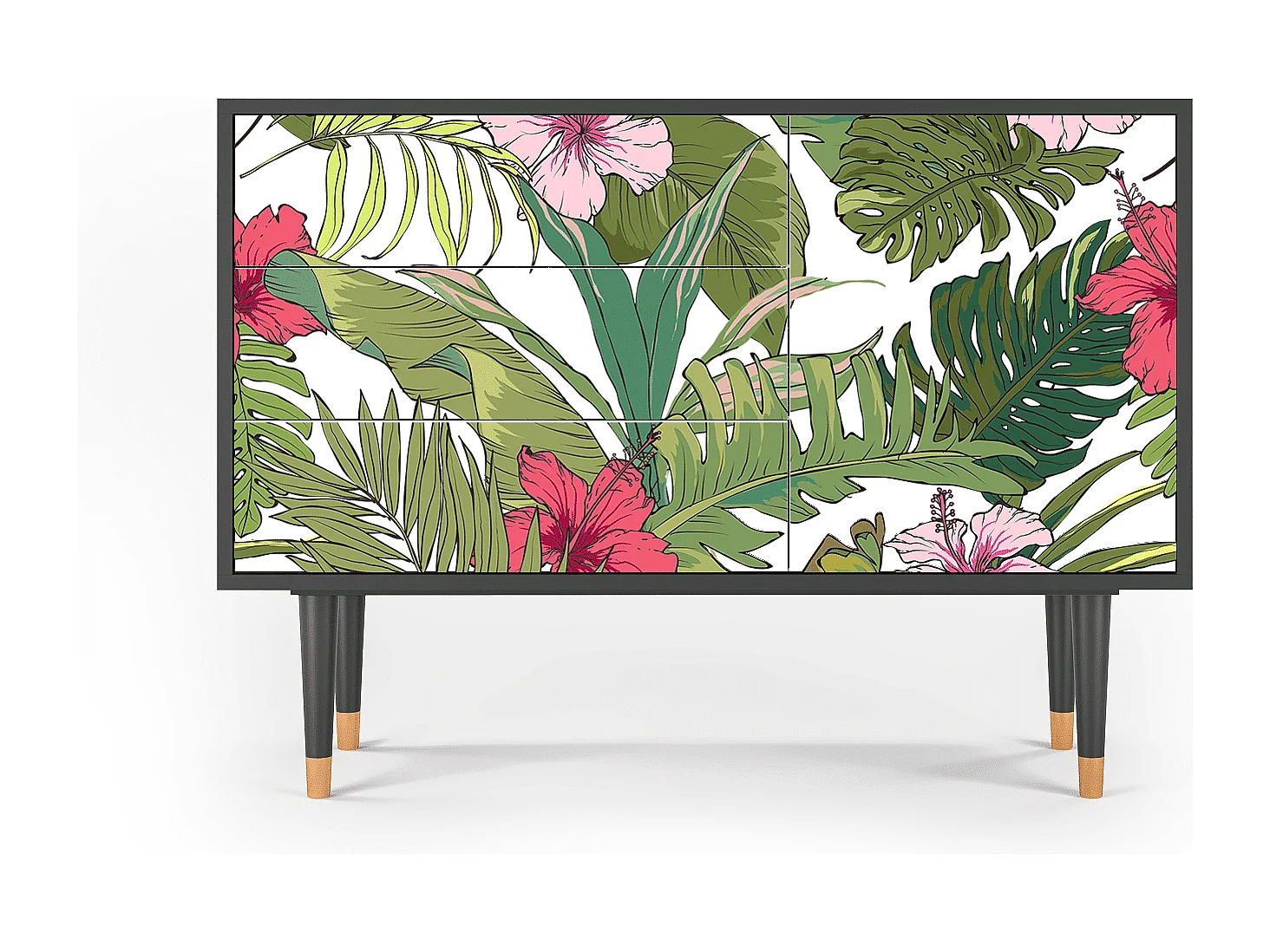 Credenza - 115х84х41 cm - S3 - Verdant Tropics, Antracite