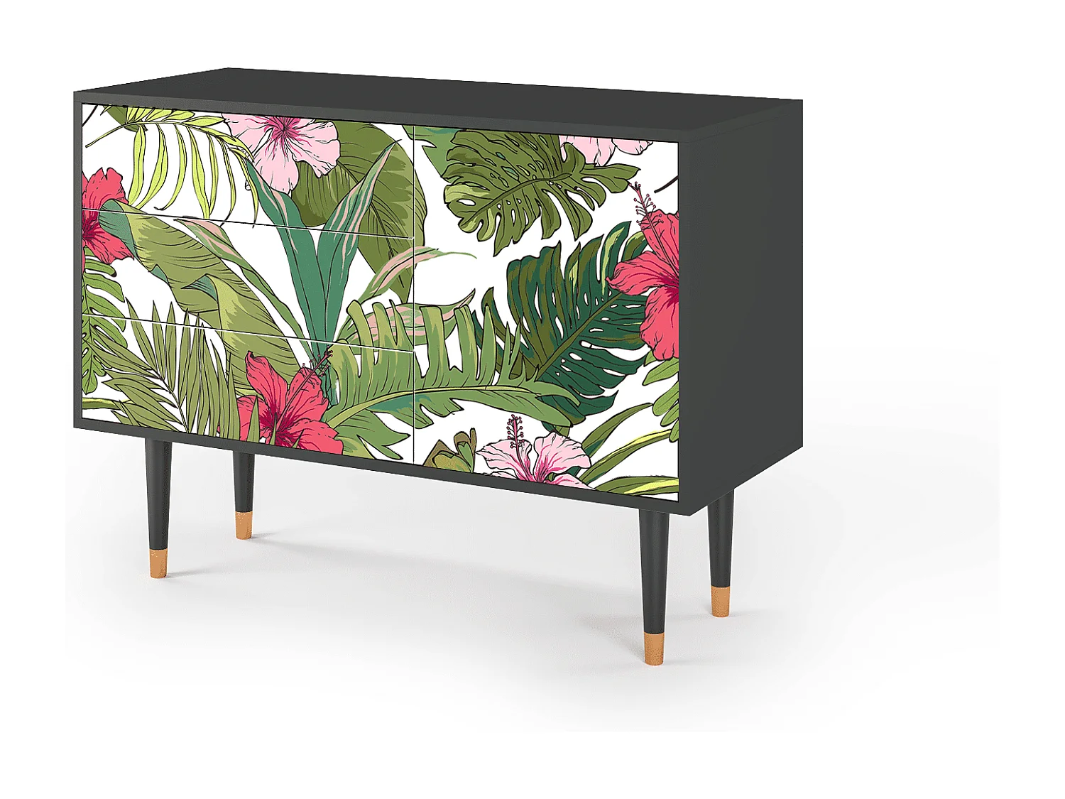 Credenza - 115х84х41 cm - S3 - Verdant Tropics, Antracite