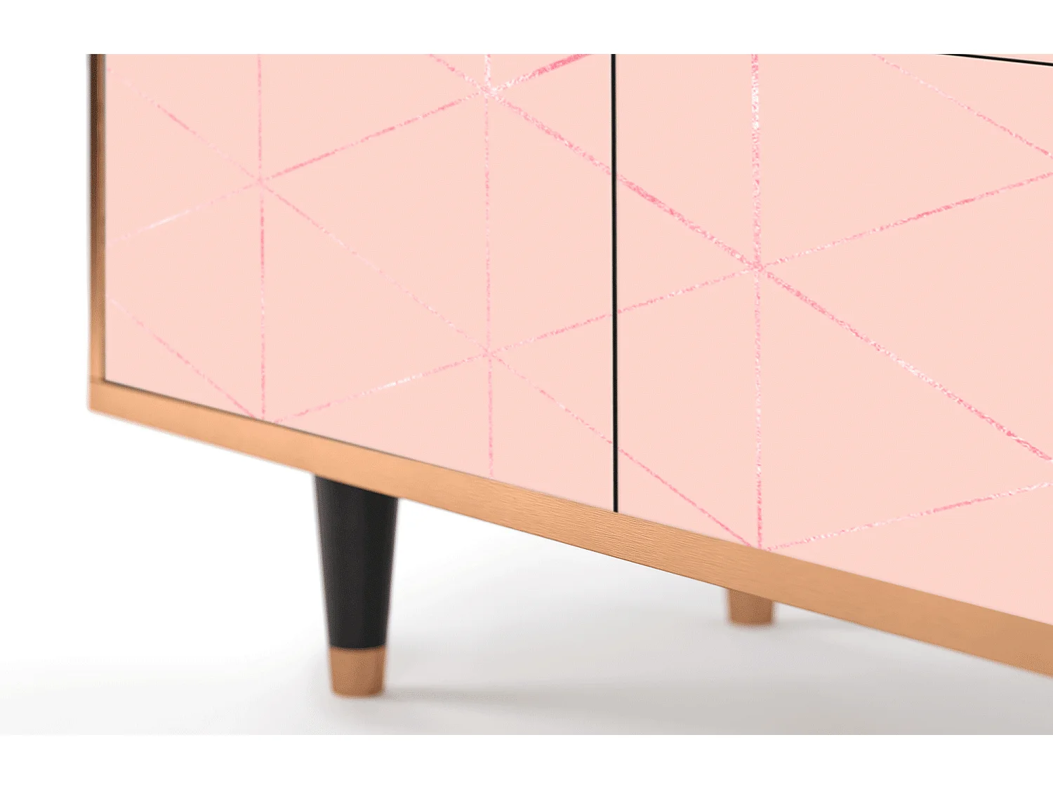 Buffet - 94x96x48 cm - BS3 - Rose Quartz, Noyer