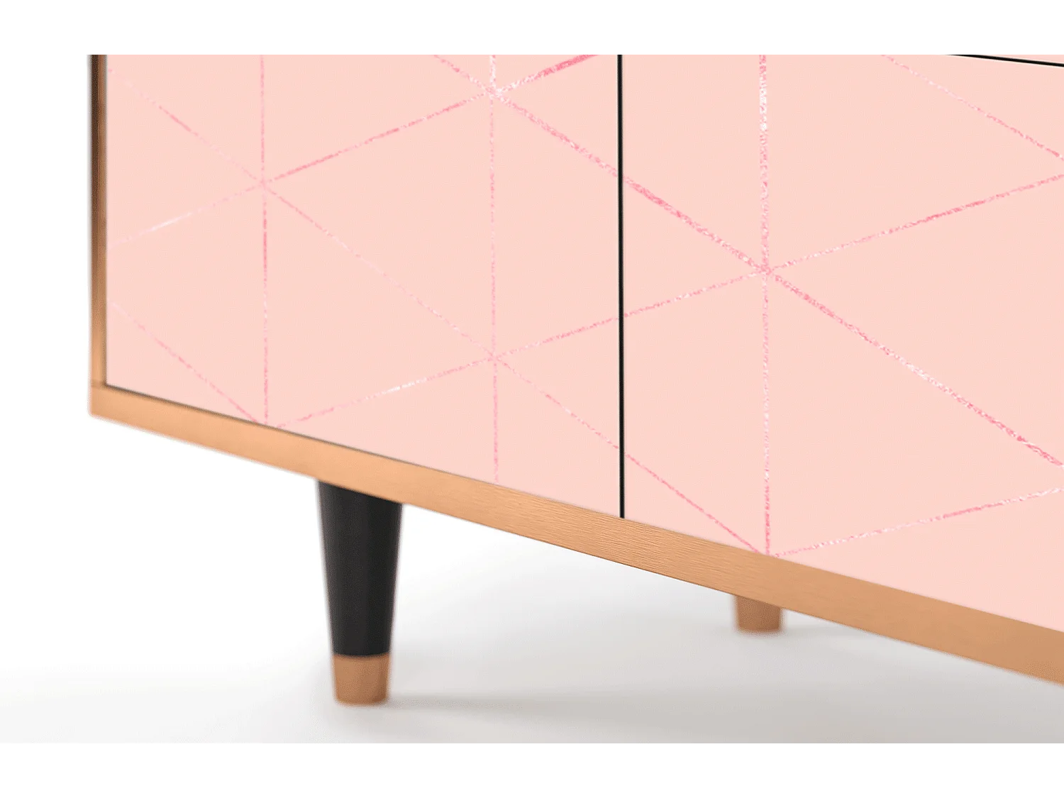 Credenza - 94x96x48 cm - BS3 - Rose Quartz, Noce