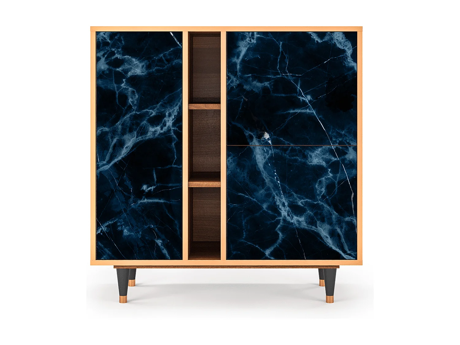 Buffet - 94х96х41 cm - BS5 - Deep Ocean, Noyer