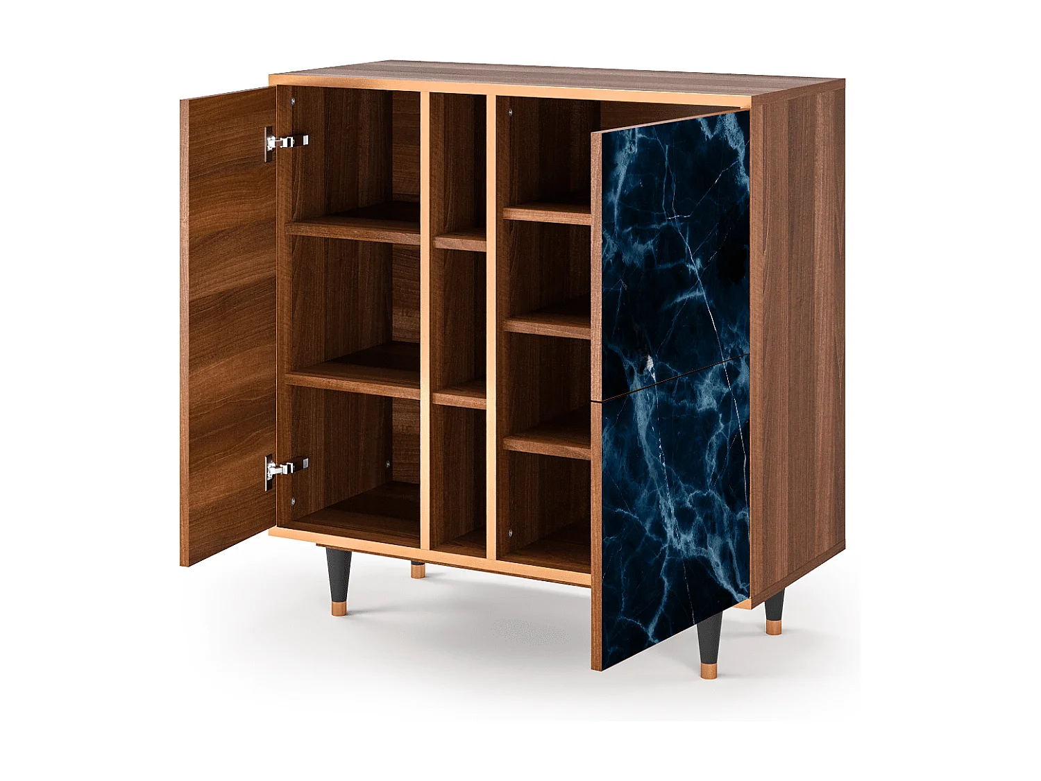 Buffet - 94х96х41 cm - BS5 - Deep Ocean, Noyer