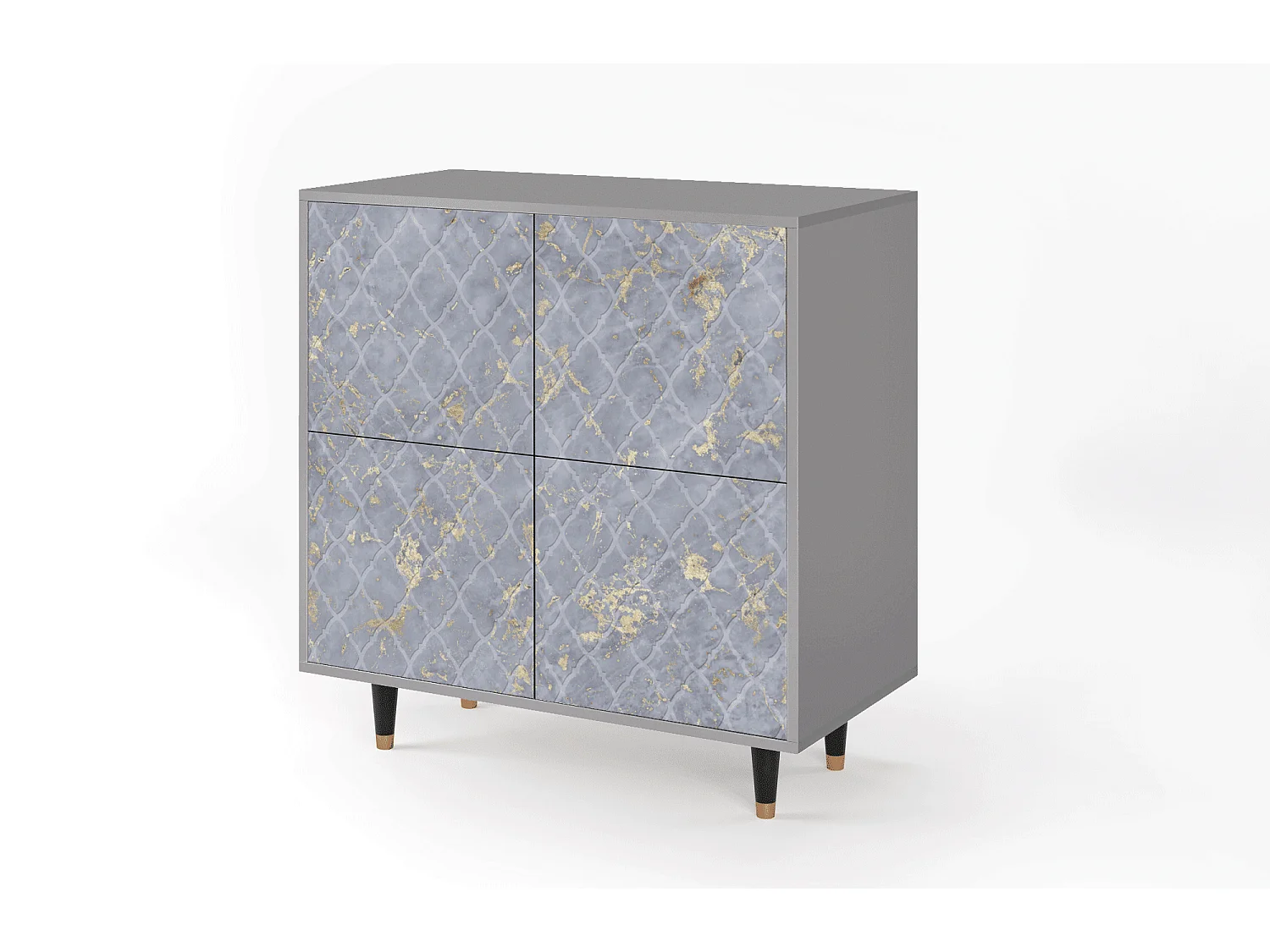 Buffet - 94x96x48 cm - BS3 - Golden Smoke, Gris