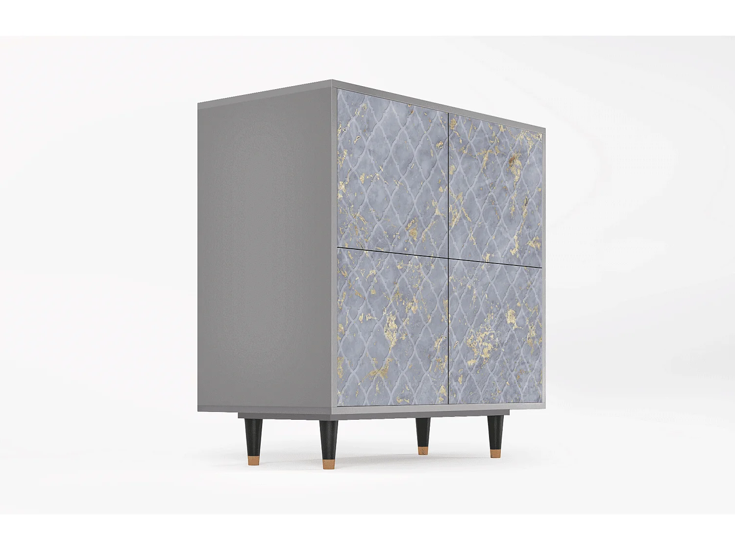 Buffet - 94x96x48 cm - BS3 - Golden Smoke, Gris