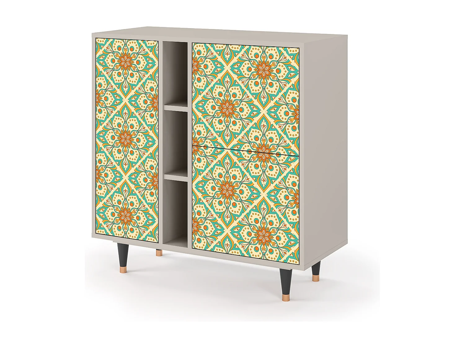 Credenza - 94х96х41 cm - BS5 - Hindu Daisy, Sabbia