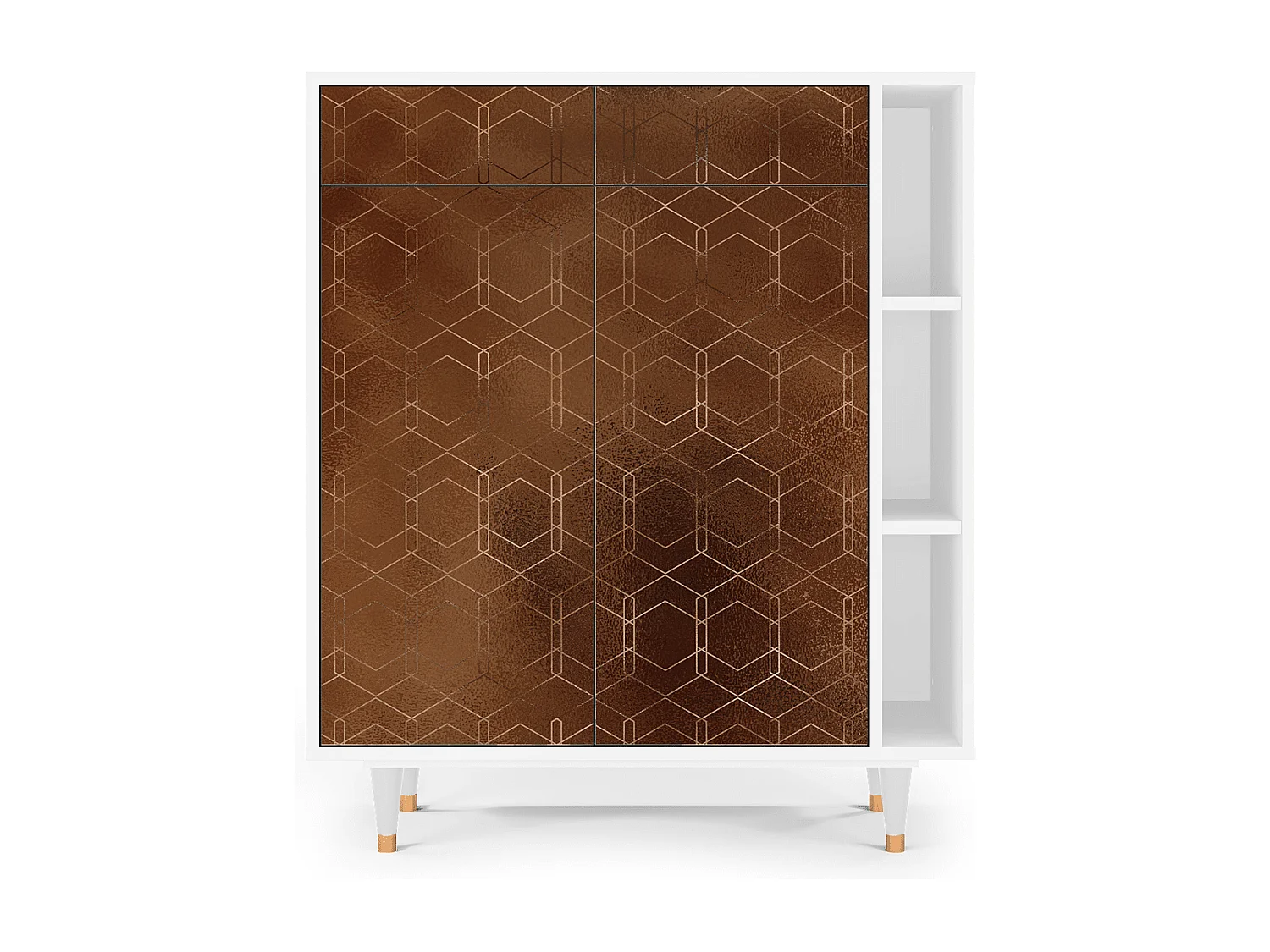 Buffet - 96х110х41 cm - BS6 - Chocolate Bar, Blanc