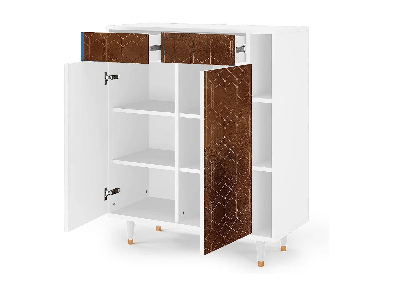 Buffet - 96х110х41 cm - BS6 - Chocolate Bar, Blanc