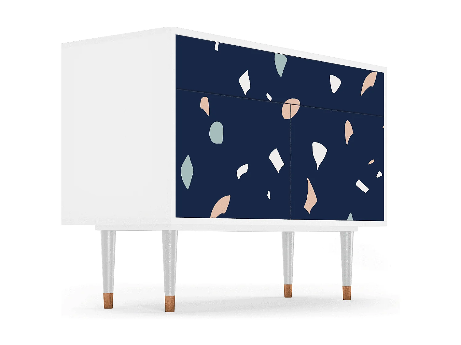 Dressoir - 115x85x48 cm - BS4 - Space Satellites, Wit