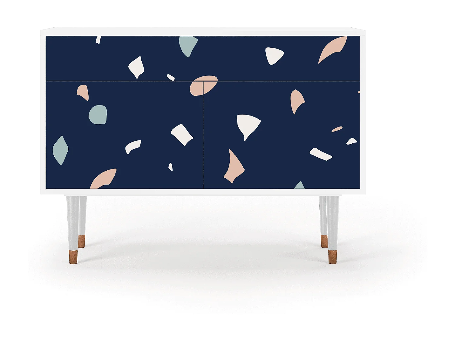 Credenza - 115x85x48 cm - BS4 - Space Satellites, Bianco