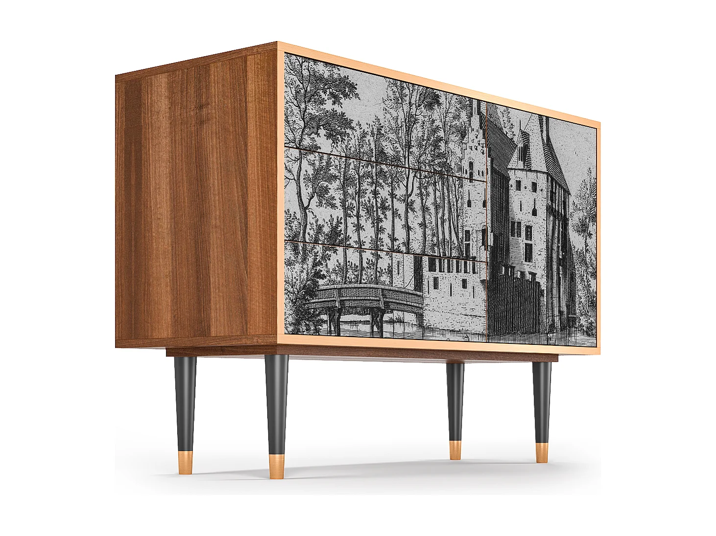 Buffet - 115х84х41 cm - S3 - Castle by Breugel, Noyer