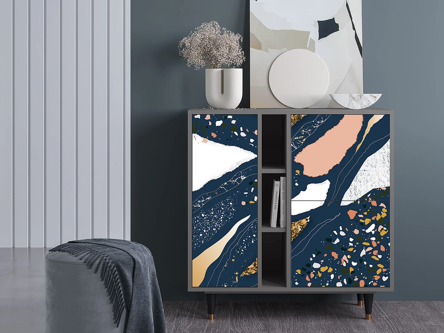 Buffet - 94х96х41 cm - BS5 - Nude Iceberg, Gris