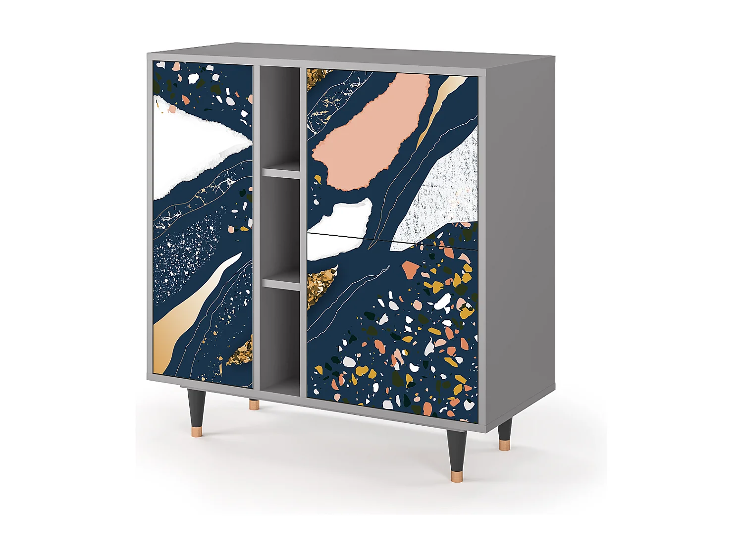 Buffet - 94х96х41 cm - BS5 - Nude Iceberg, Gris