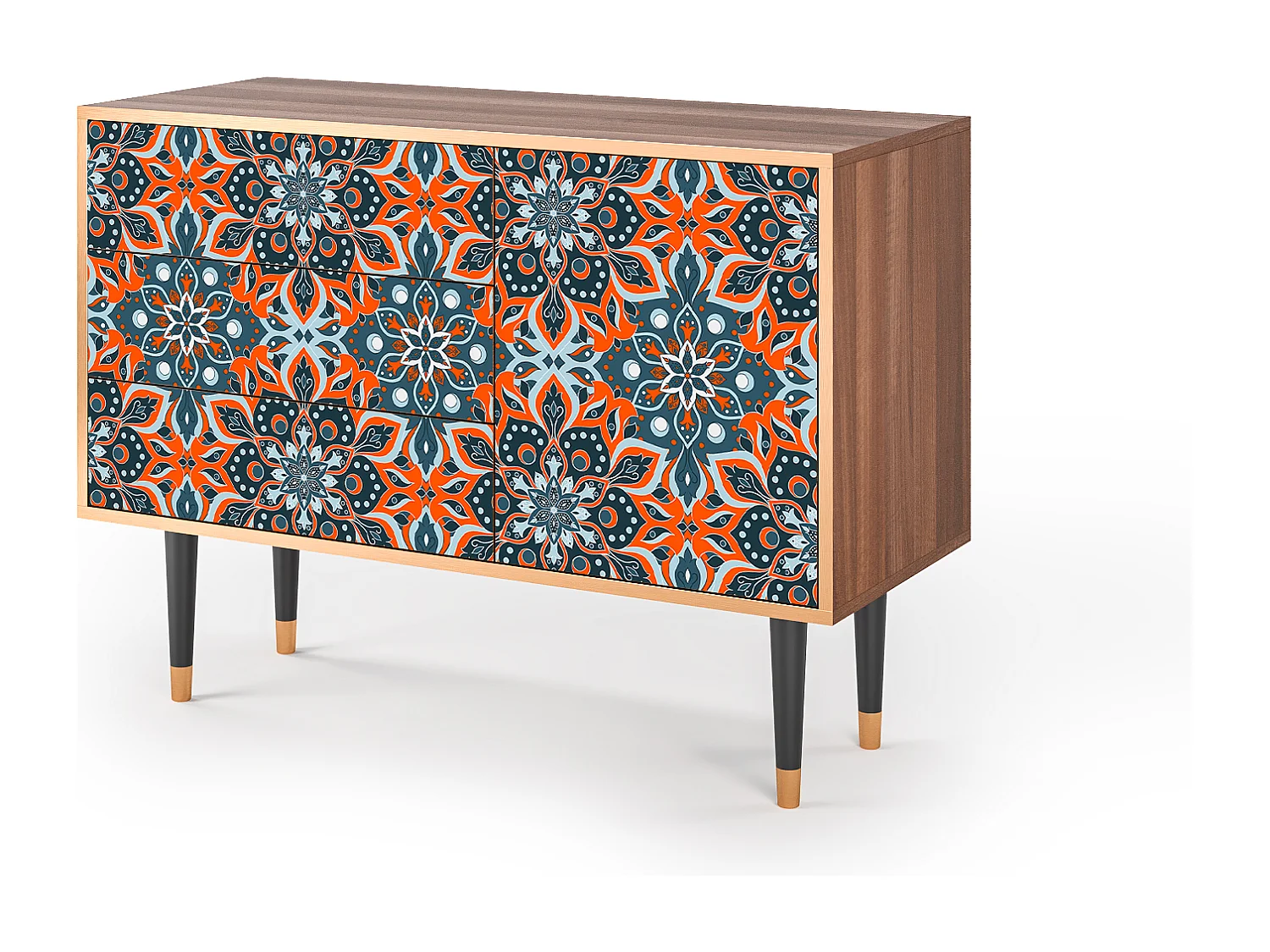 Aparador - 115х84х41 cm - S3 - Fire Beetle, Nogueira