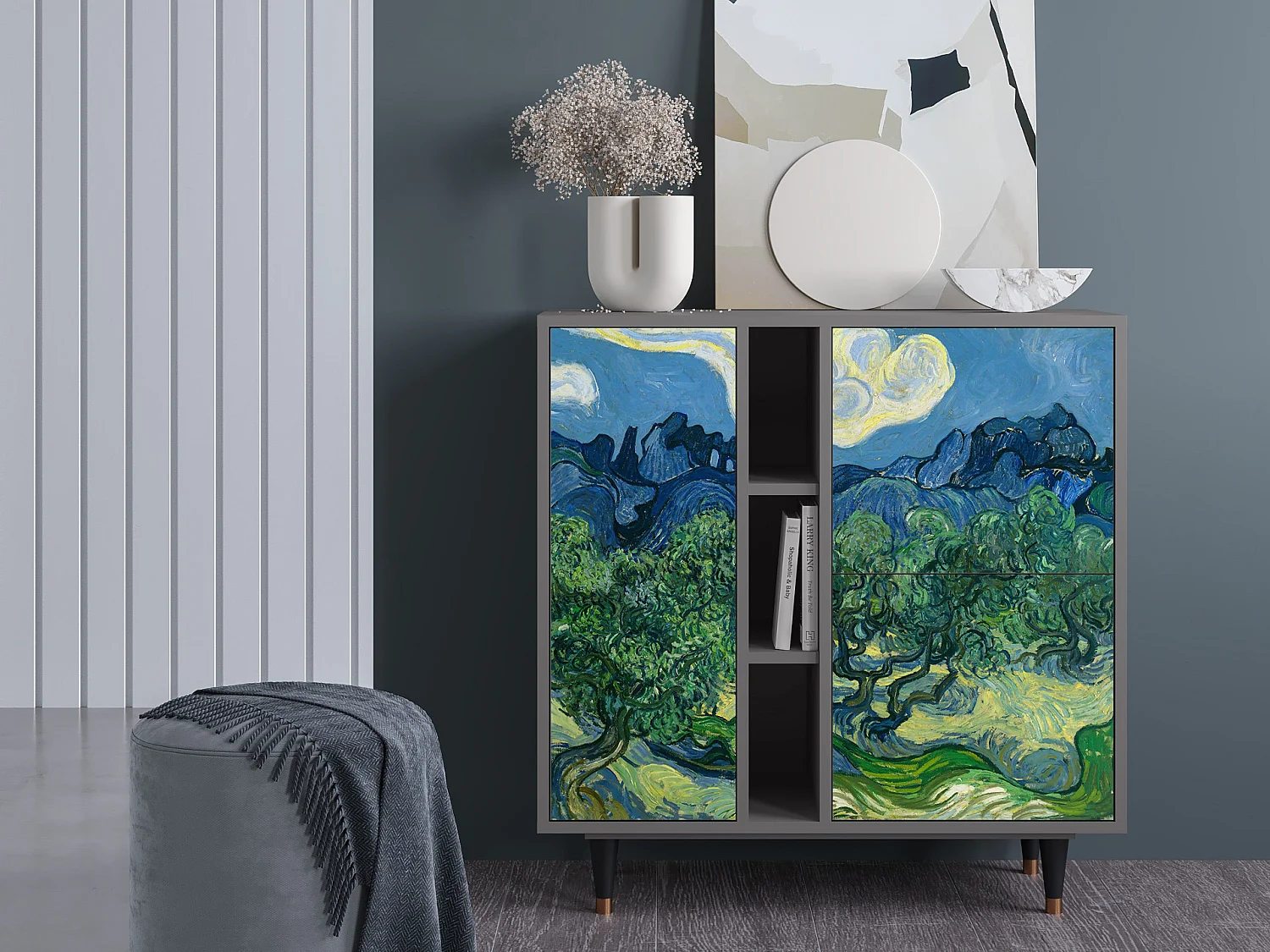 Dressoir - 94х96х41 cm - BS5 - The Oil Trees, Grijs