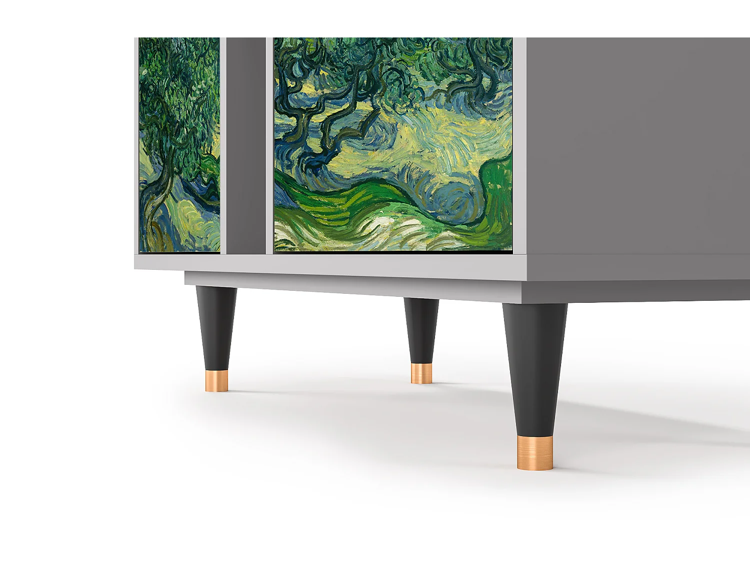 Kredens - 94х96х41 cm - BS5 - The Oil Trees, Szary