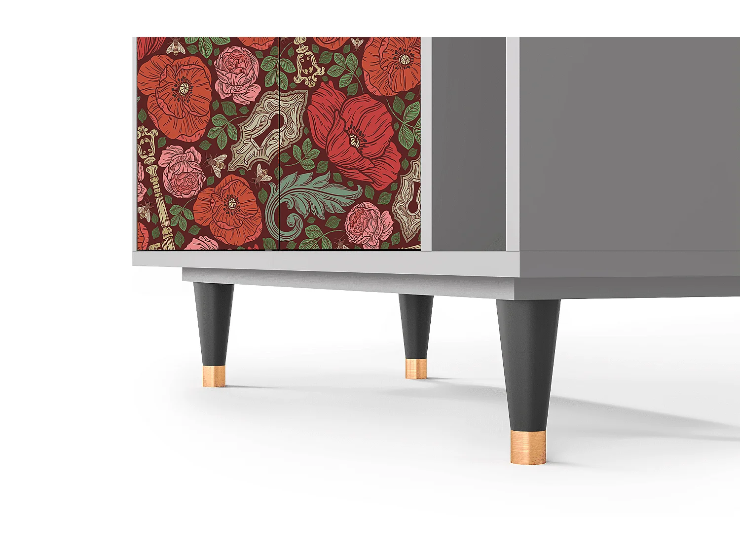 Buffet - 96х110х41 cm - BS6 - Poppy Garden, Gris