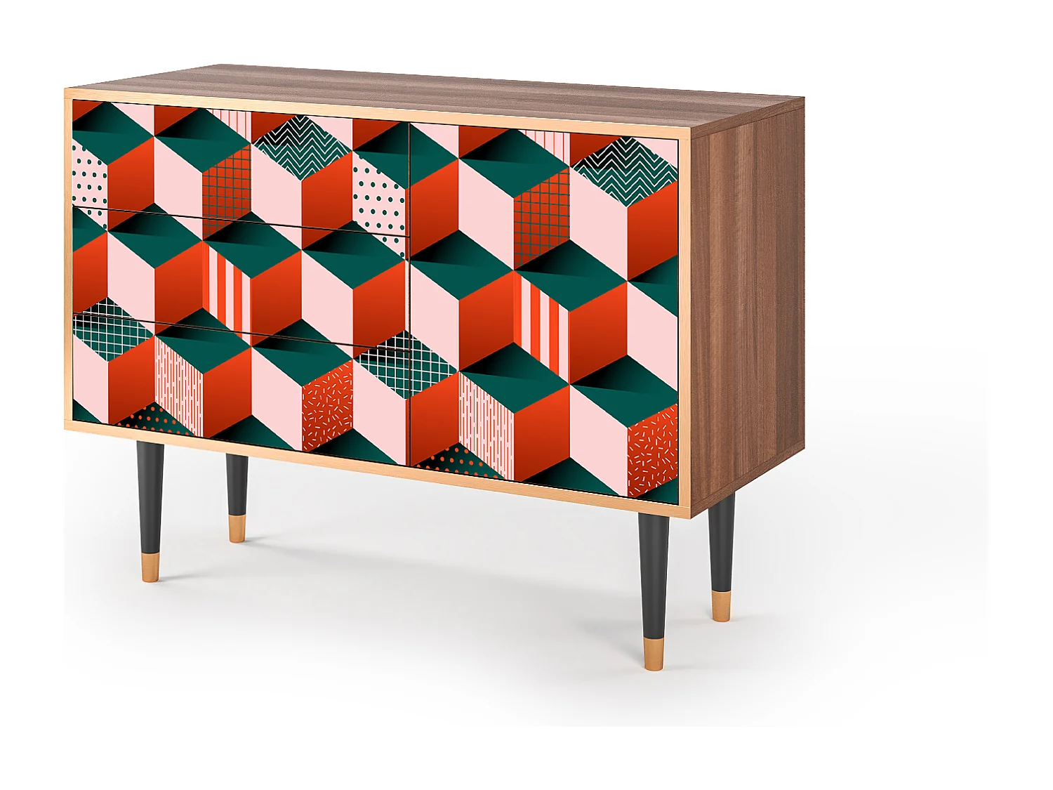 Buffet - 115х84х41 cm - S3 - Pepsi-Cola, Noyer