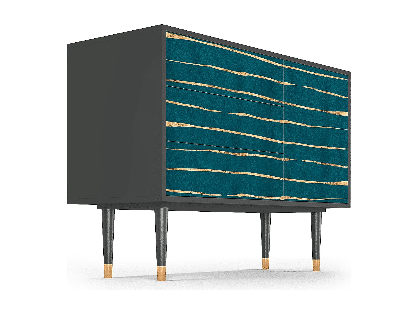 Credenza - 115х84х41 cm - S3 - Ocean Drive, Antracite