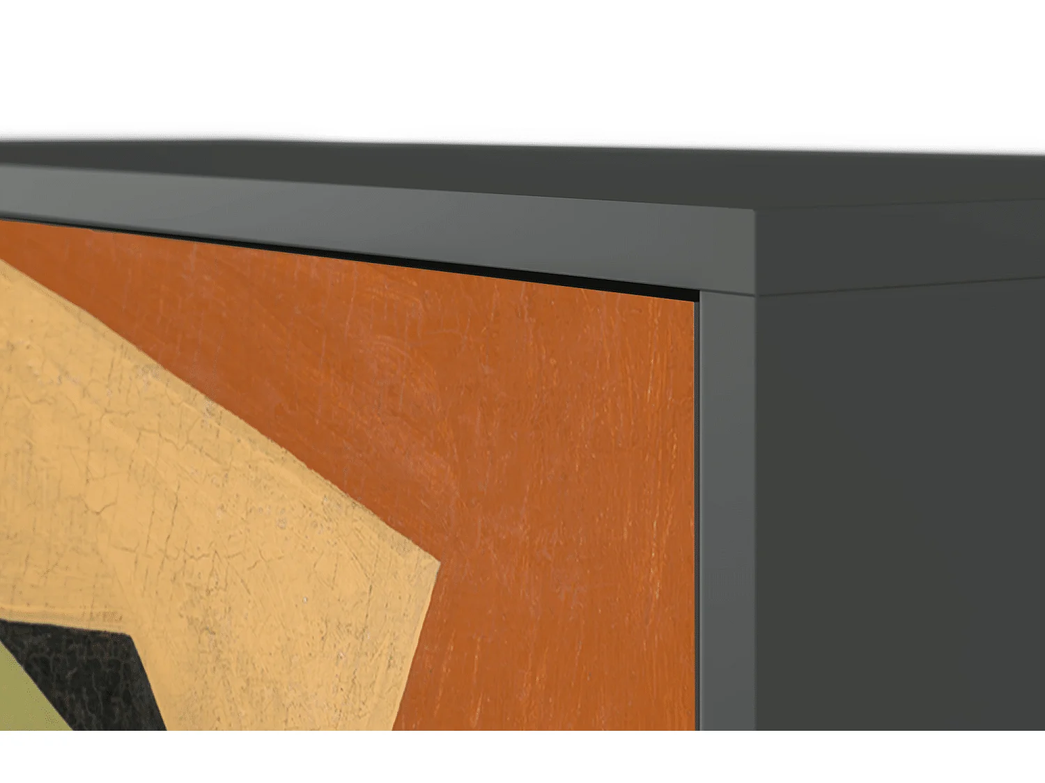 Buffet - 115х84х41 cm - S3 - Glass and Checkerboard, Anthracite