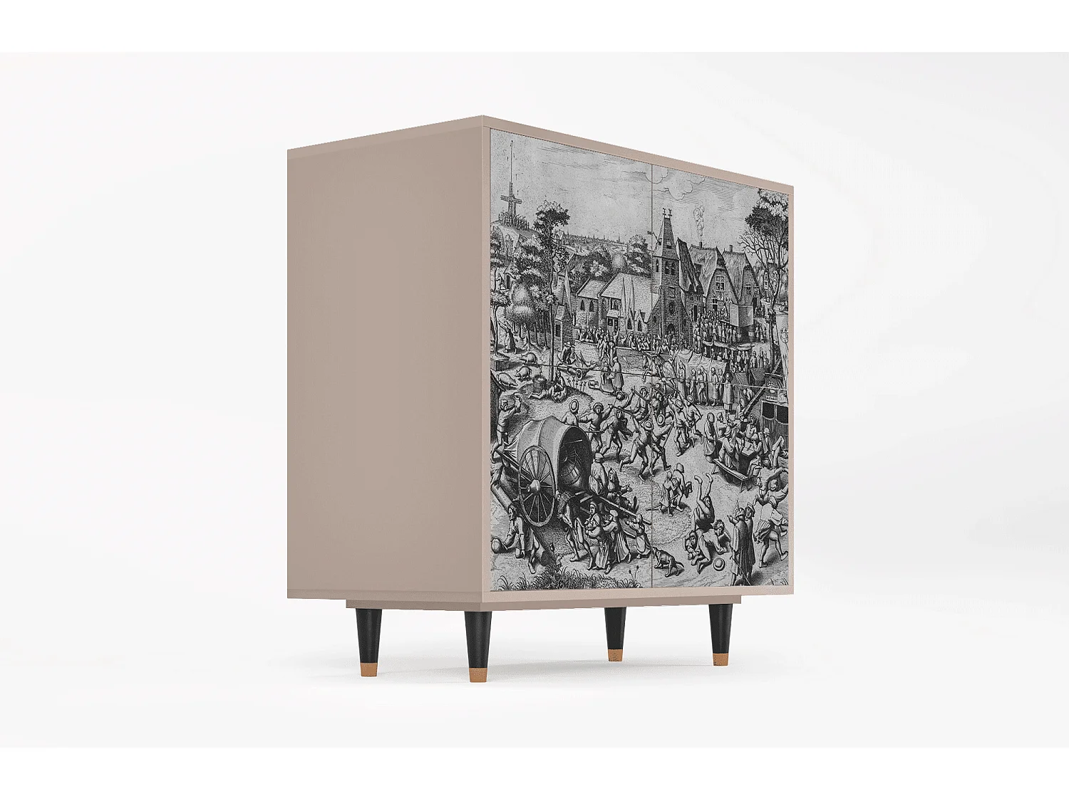 Buffet - 94x96x48 cm - BS3 - The Festival of Saint, Latte