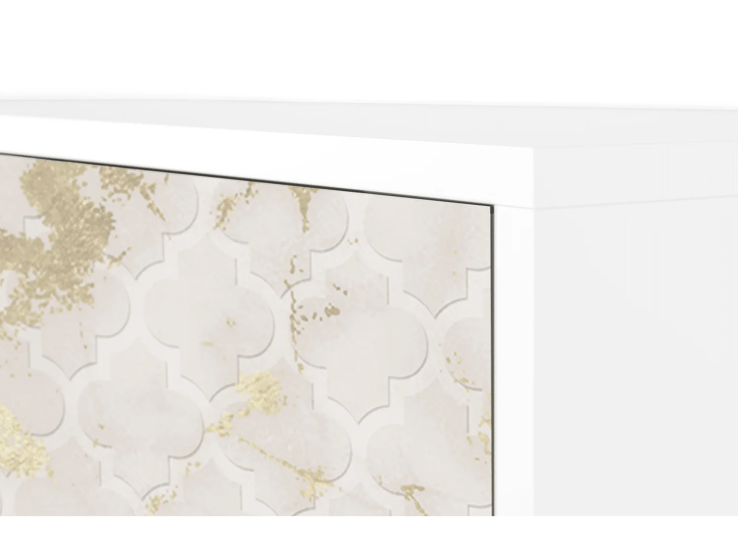 Aparador - 115х84х41 cm - S3 - Sahara desert, Branco