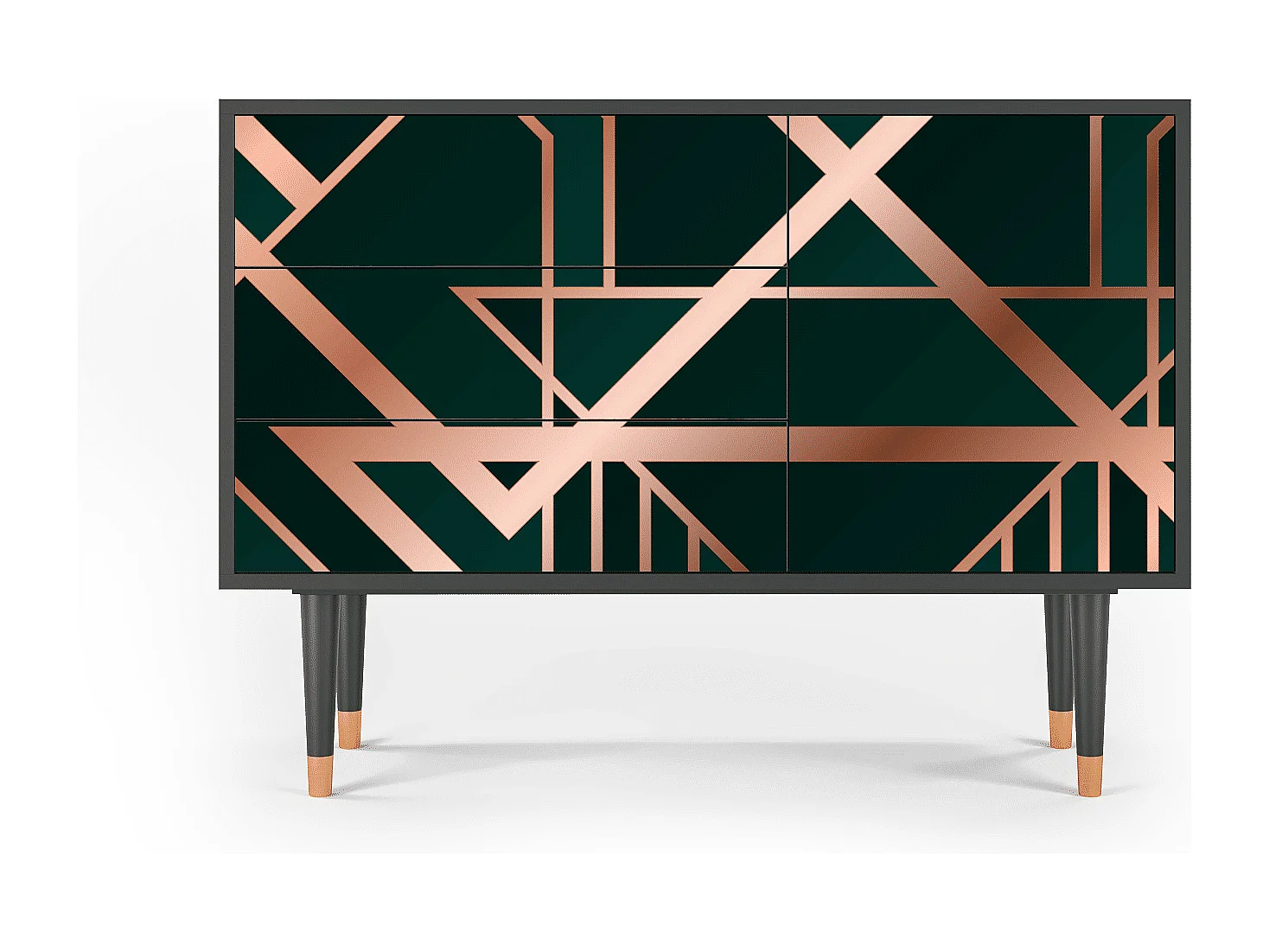 Credenza - 115х84х41 cm - S3 - Emerald Gatsby, Antracite