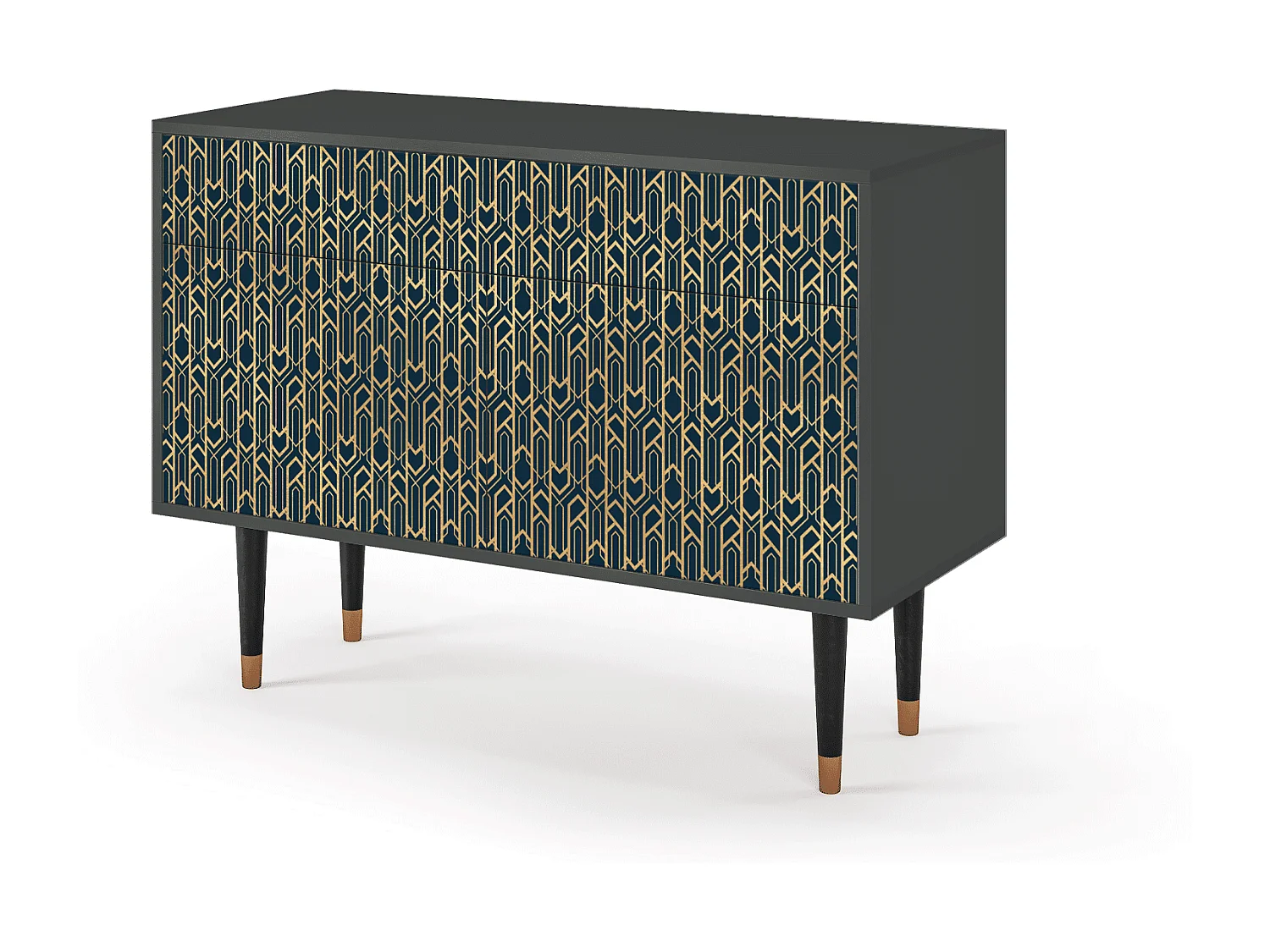 Buffet - 115x85x48 cm - BS4 - Golden Empire, Anthracite