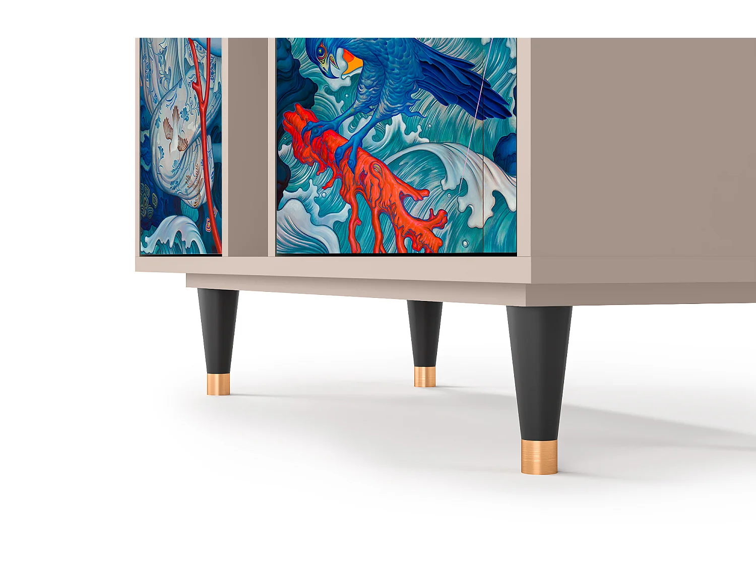 Dressoir - 94х96х41 cm - BS5 - The Girl - James Jean, Latte