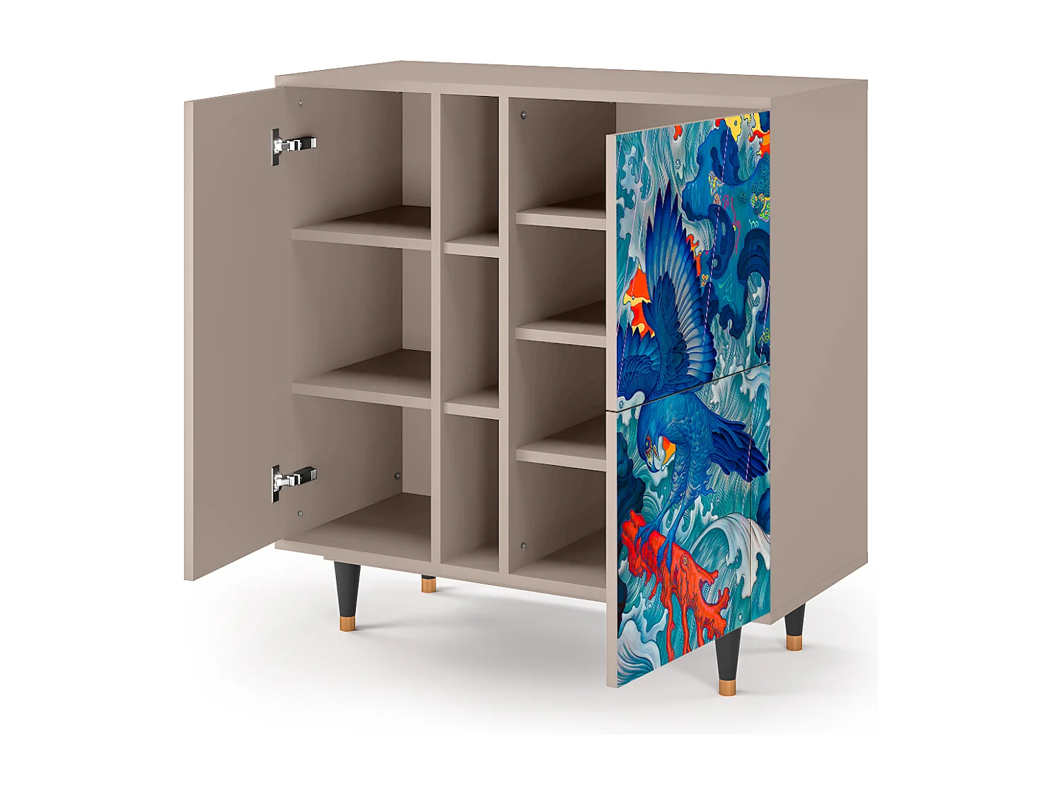 Buffet - 94х96х41 cm - BS5 - The Girl - James Jean, Latte