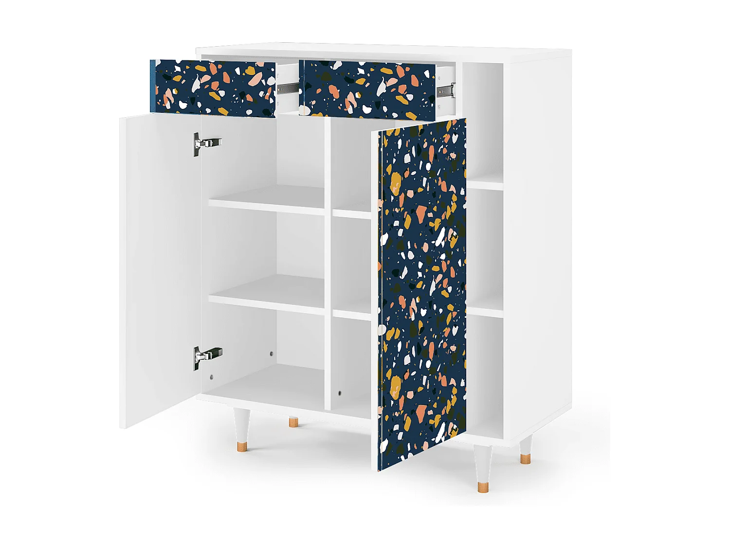 Buffet - 96х110х41 cm - BS6 - Night Sky Langhterns, Blanc