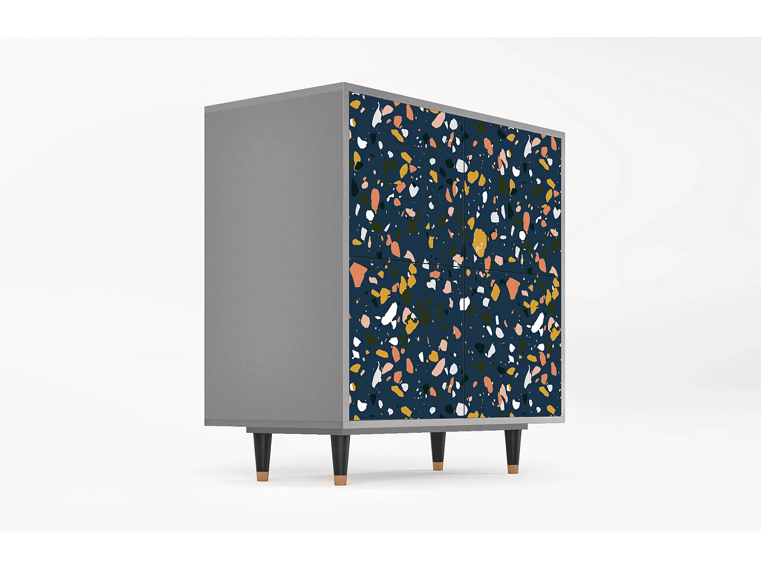 Buffet - 94x96x48 cm - BS3 - Night Sky Langhterns, Gris