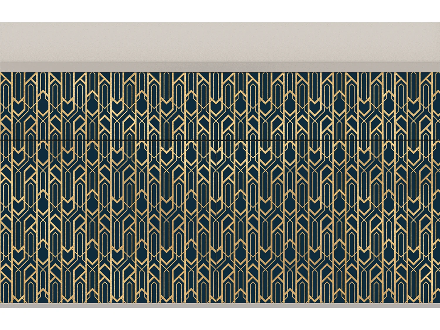 Kredens - 115x85x48 cm - BS4 - Golden Empire, Piaskowy