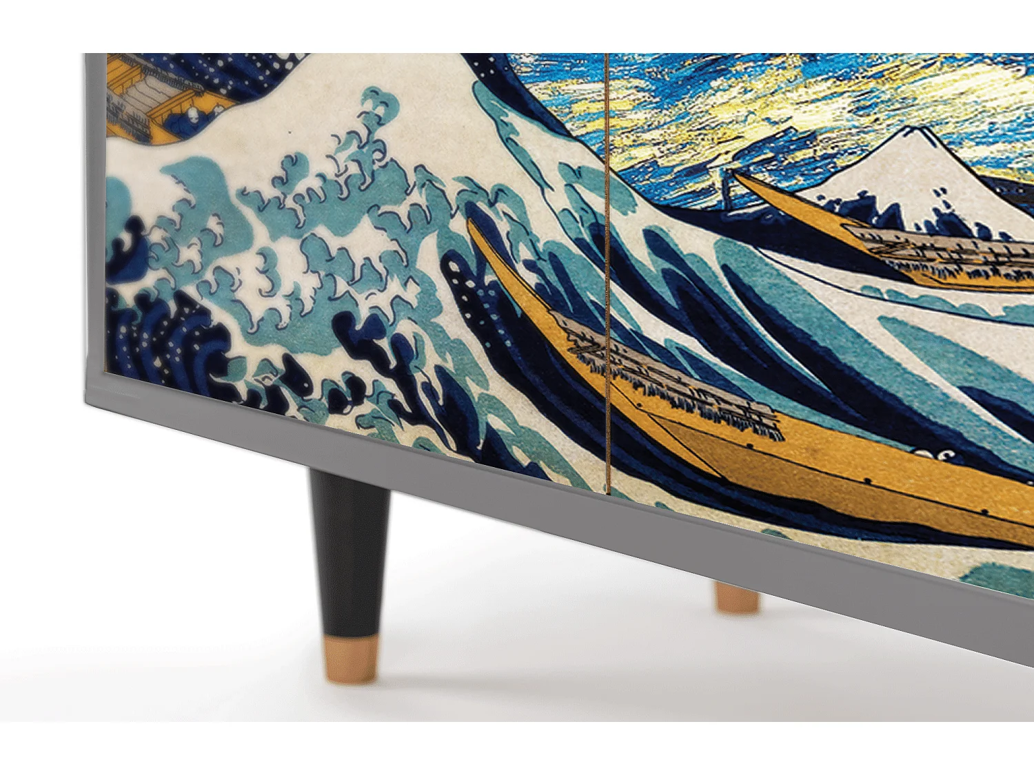 Buffet - 94x96x48 cm - BS3 - Great Wave, Gris