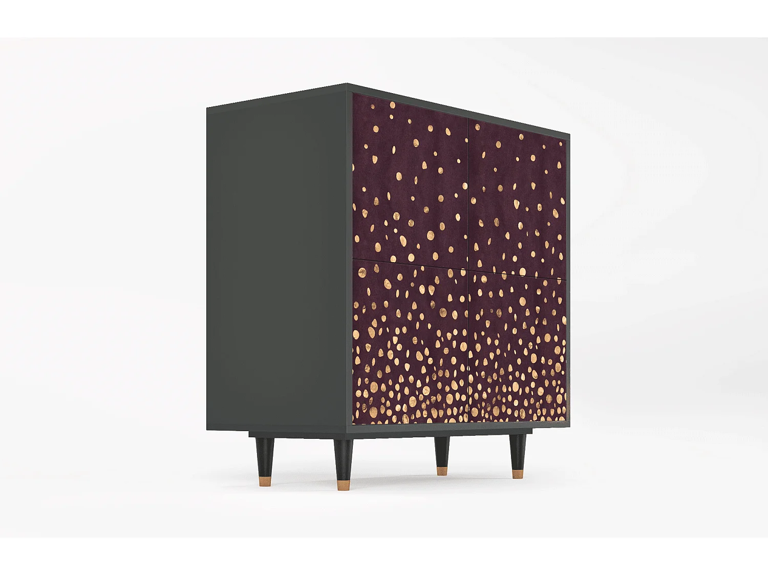 Dressoir - 94x96x48 cm - BS3 - Glowworms, Antraciet