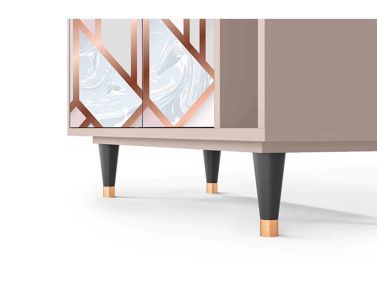 Sideboard - 96х110х41 cm - BS6 - Champagne Story, Latte