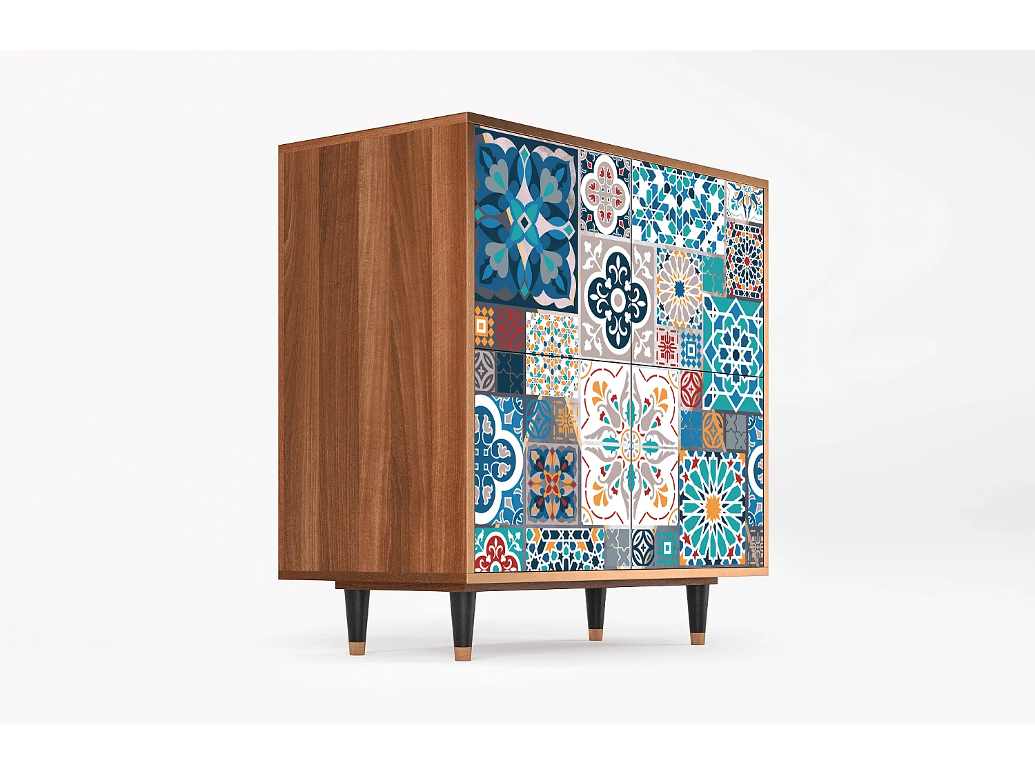 Buffet - 94x96x48 cm - BS3 - Moroccan Market, Noyer