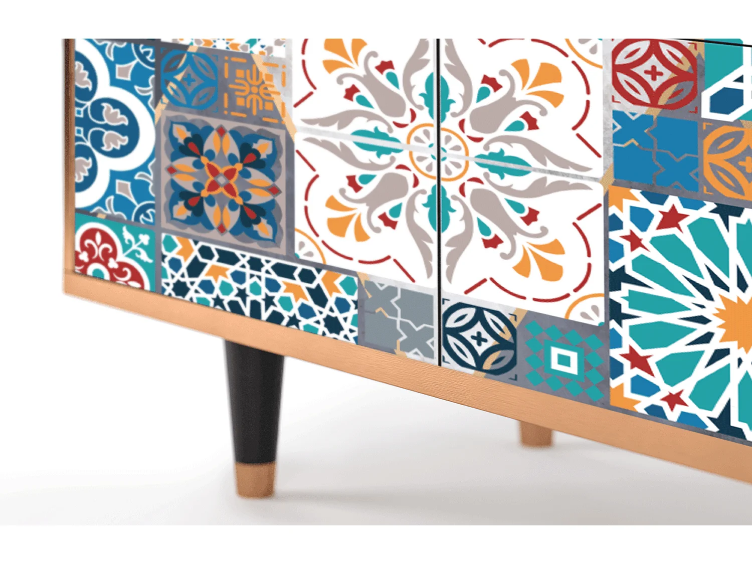 Buffet - 94x96x48 cm - BS3 - Moroccan Market, Noyer