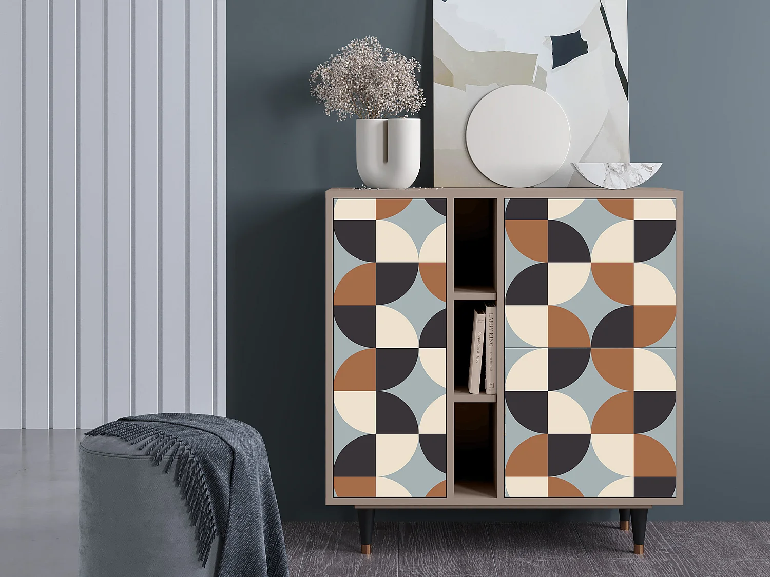 Credenza - 94х96х41 cm - BS5 - Brown Sensation, Latte