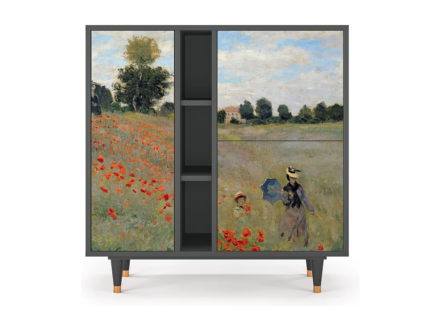 Buffet - 94х96х41 cm - BS5 - The Poppy Field   , Anthracite